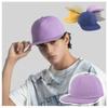 Flat Brim Baseball Hats Quick Drying Snapback Cap Fashion 5 Panel Peaked Hat  for Men and Women