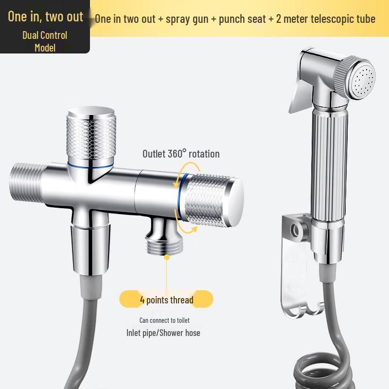 TLXT Dual-Control Washing Machine Faucet Kit