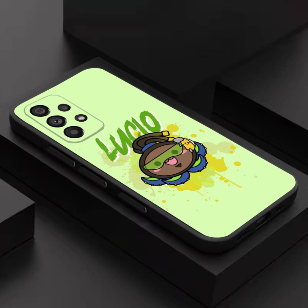 Hot Game O-Overwatch-S Cool Phone Case For Samsung S 26,25,24,23,22,30,21,10,9,Ultra,Plus,Lite,FE,4,5G Black Soft Case SamsungS24ULTRA