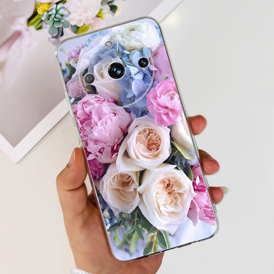 Für Realme 11 Pro 5G Hülle Luxus Traumfänger Transparentes TPU Weiche Rückabdeckung Für Realme 11 Pro Plus Stoßstange Realme11 Pro+ Fundas