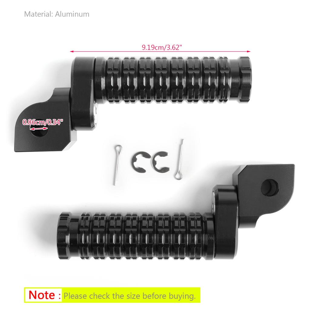 Front Footrests Foot Pegs fit for HONDA CBR250R CBR1000RR SUZUKI GSX-R 600 750