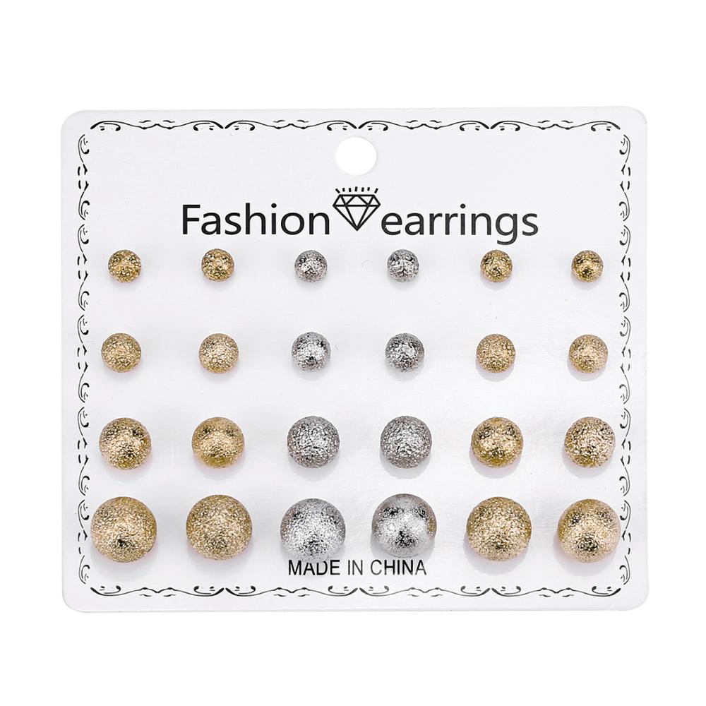 Minimalist Mixed Small Earrings Set Simple Geometric Stud Earrings for Women Girls Tiny Ear Studs Pendientes Kleine Oorbellen