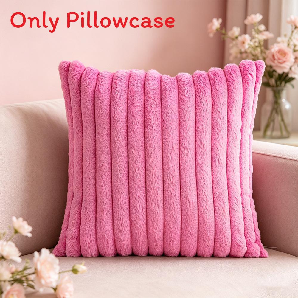 Minimalist Polyester Solid Color Cushion Cover For Living Room Home Decor
