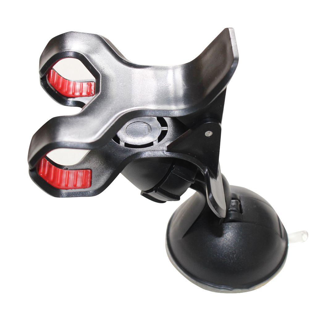 Universal Car Phone Clip Holder Auto Windshield Mount Stand with Suction Cup for Mobile GPS