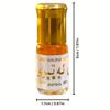 3ml Wealth-Attracting Golden Essential Oil Roller, Natural & Long-lasting Fragrance, Easy To Apply, Unisex Gift for Christmas