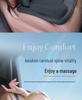 Electric Massage Lumbar Support Pillow - Memory Foam Car Seat Cushion with Remote Control.