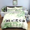 Pandas and Bamboo. Bedding Duvet Cover Sets Duvet Covers Pillowcases Gifts (1 * Duvet Cover 2 * Pillowcases, Without Duvet Insert)