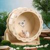 Huisdier Hamster Loopwiel Houten Stil voor Goudbeer Eekhoorn Cavia Loopband Speelgoed Huisdier Hamsterkooi Oefening Loopwiel