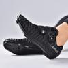 3368 Scarpe da Ciclismo Uomo Donna Serratura per Bicicletta Fondo in Gomma Senza Tacchette Mountain Bike Strada Bassa Tomaia Rigida Bottone Rotante Duro