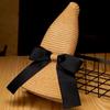 WTEMPO Cappelli a tesa larga neri traspiranti, eleganti, casual, con fiocco, per donna, estivi, versatili, protezione solare, cappelli a secchiello da esterno