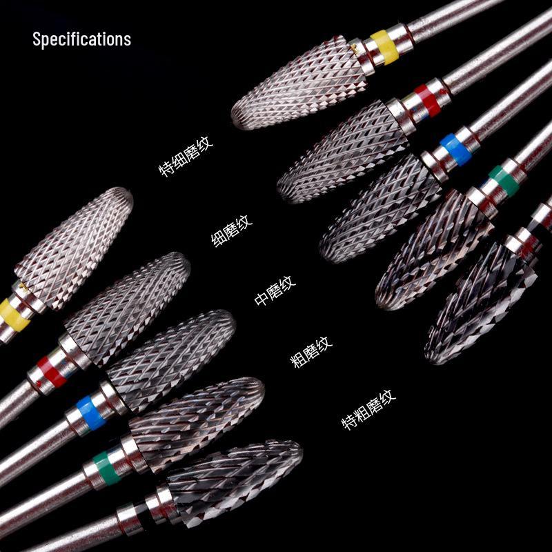 Tungsten Carbide Nail Drill Bit for Removing Dead Skin & Gel Polish - Durable Manicure Tool