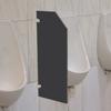 Urinal Partition Large Baffle (angled Version) 15.75*35.43 Inches, Wall Mounted Men's Toilet Partition - Easy To Install & Clean