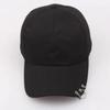 Men Women's Baseball Cap With Ring Circle Snapback Hats Adjustable Korean Style Solid Dad Hat Cotton Casual Visor Fishing Hats
