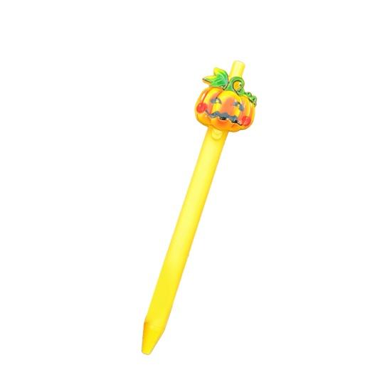 Gift for Halloween Lovers Ballpoint Pen, Cute Ghost Skull Pumpkin Retractable Gel Ink Unique Spider Web Pens 0.5mm Fine Point Writing Pen Party,