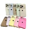 Ice Feel Macaron Camera Window Phone Case IPhone 15 14 16 17 18 Pro Max