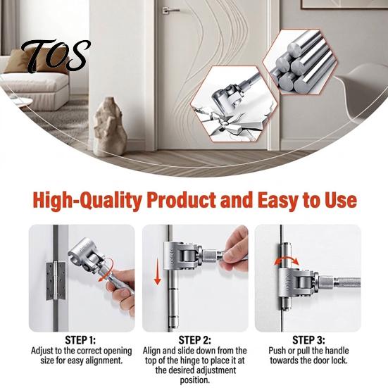 Door Hinge Adjustment Tool Tool, Stainless Steel Gap Adjusting Wrench Wrench, Heavy Duty Sagging Adjuster Tools Repair