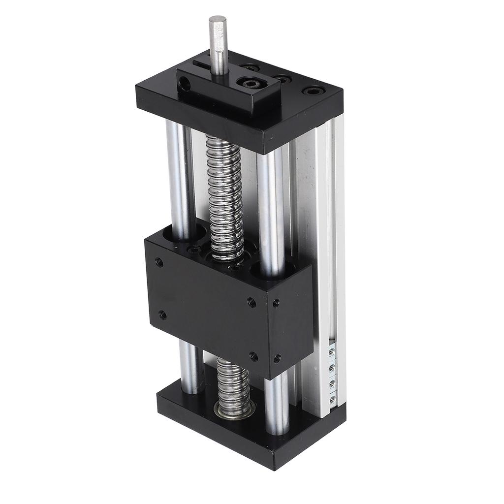 Slide Linear Stage 100mm Stroke 10mm Reserved Protection Dual Axes Manual Linear Rail Sliding Table