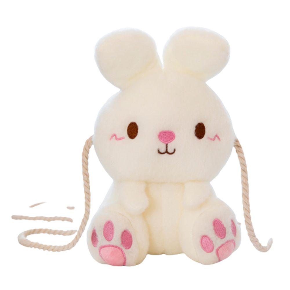 

Мягкие игрушки Мягкие рюкзаки Плюшевый рюкзак с кроликом Сумка через плечо с кроликом Плюшевый школьный рюкзак белый