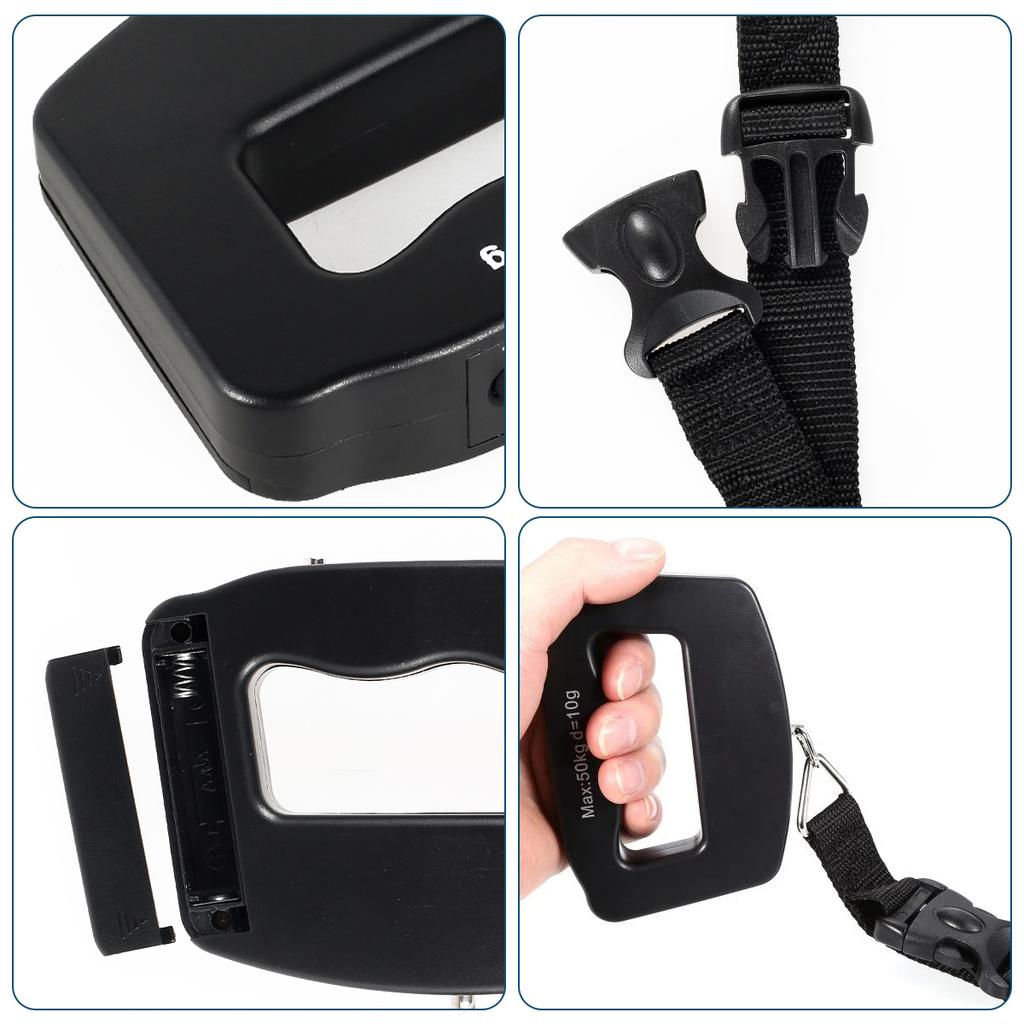 Portable Scale Digital Electronic Luggage Fishing Handheld Scale Hanging Suitcase Travel Weighs Baggage Bag Weight Balance Tools