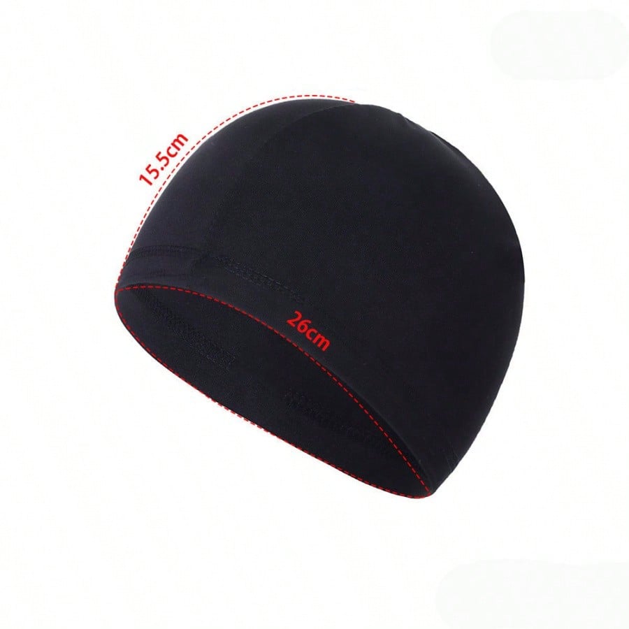 Unisex Breathable Knit Sports Cap Summer Sunproof Soft Cycling Hat Helmet Liner For Running Motorcycle Outdoor Wear