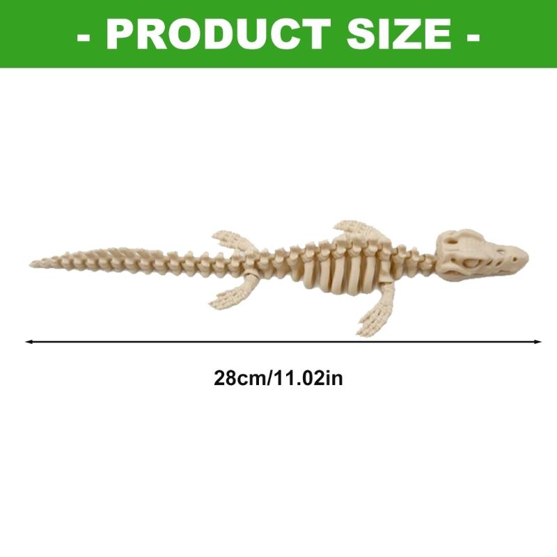 Flexible Joints Articulated Fidgety Toy Chinese Dargon Figurine Statue with Detailing Home Decors 3D Printed Dragon