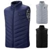 Comfortable Women Mens Electric Vest Heated Cloth Jacket Usb Powered Body Warmer