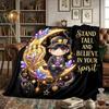 JoJos Bizarre Adventure Bedruckte Flanelldecke Warm Bequem, Für Schlafzimmer, Sofas, Reisen -HE31