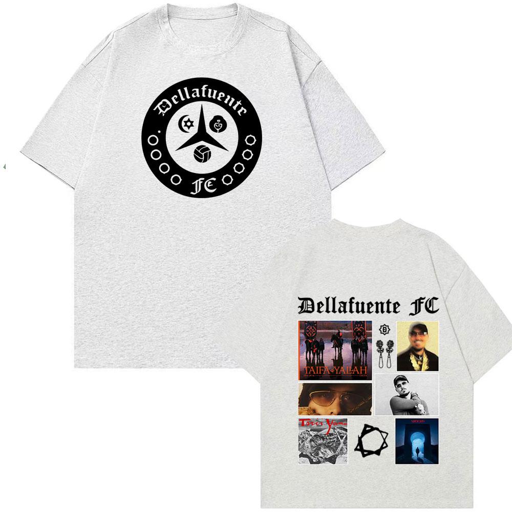 Rapper Dellafuente Tour Hip Hop Style Graphic T Shirt Men's Clothing Vintage Hip Hop Punk T Shirts 100% Cotton Hot Sale T-shirts