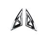 For Hyundai Elantra 2021 2022-2025 Chrome Front Fog Light Lamp Frame Trim 2PCS