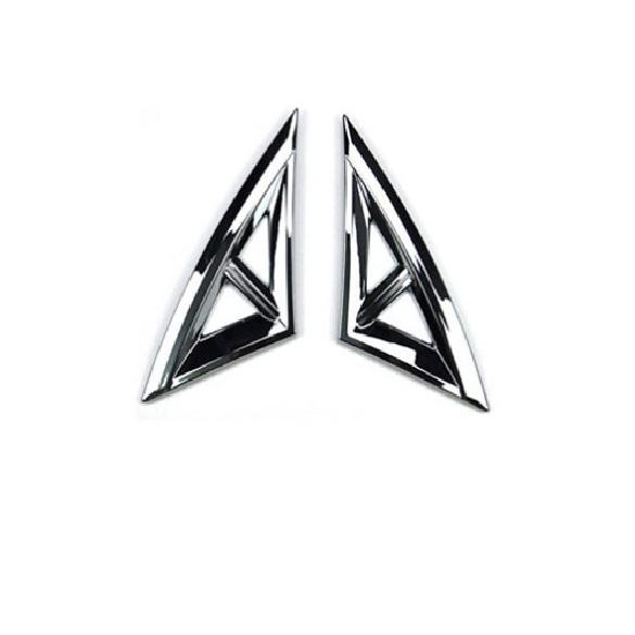 For Hyundai Elantra 2021 2022-2025 Chrome Front Fog Light Lamp Frame Trim 2PCS