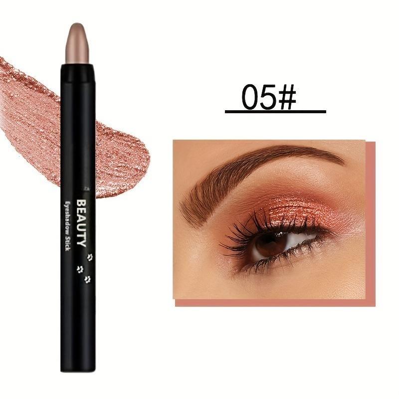Карандаш для век с мерцающим и матовым покрытием, водостойкий стойкий хайлайтер, крем-тени для век, карандаш для век, осветлитель для глаз 5#
