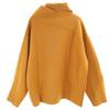 IRENE wool blend Long sleeve knit 36 Orange series Cut Women Used