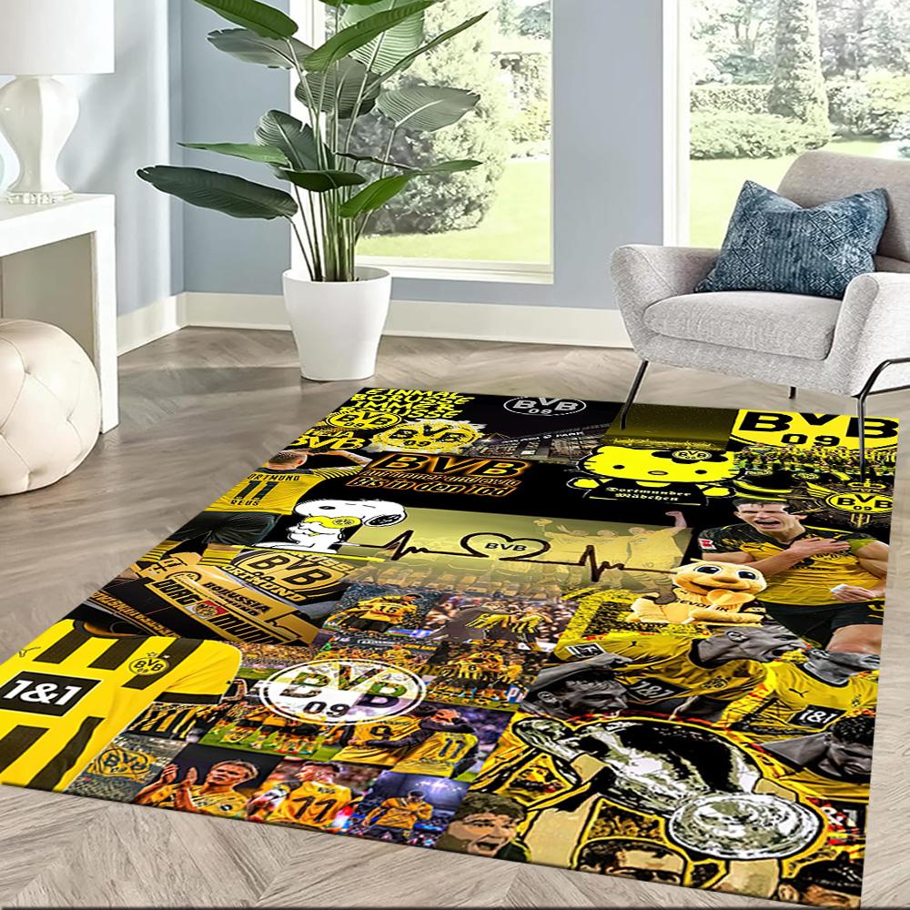Borussia Dortmund Floor Mat Perfect For Dining Room Decorate Room Dormitory Kitchen Antislip Carpet Anime Office Decor Wedding Party Gift