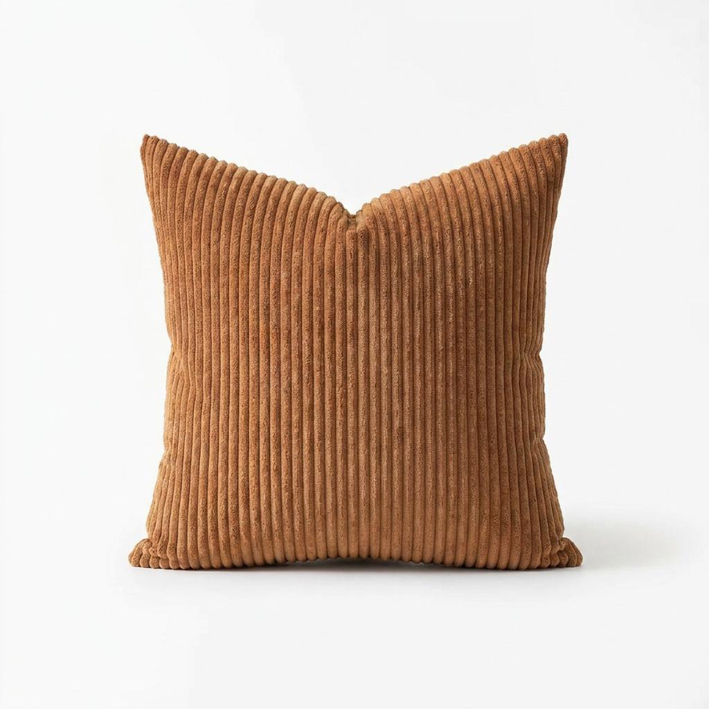 Solid Color Simple Corduroy Pillowcase 2026 New Living Room Sofa Cushion Decoration Pillowcase Cover