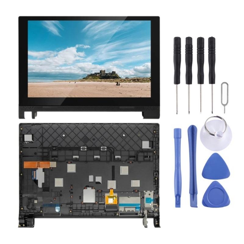 Full Assembly LCD Digitizer with Tools LCD Screen Screen Replacement Accessory Repair Parts for YOGA Tab 3 10.1
