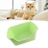 Large Cat Litter Box High Sides Anti Splashing Easy To Clean Simple Look Open Cat Litter Box for Large Cats