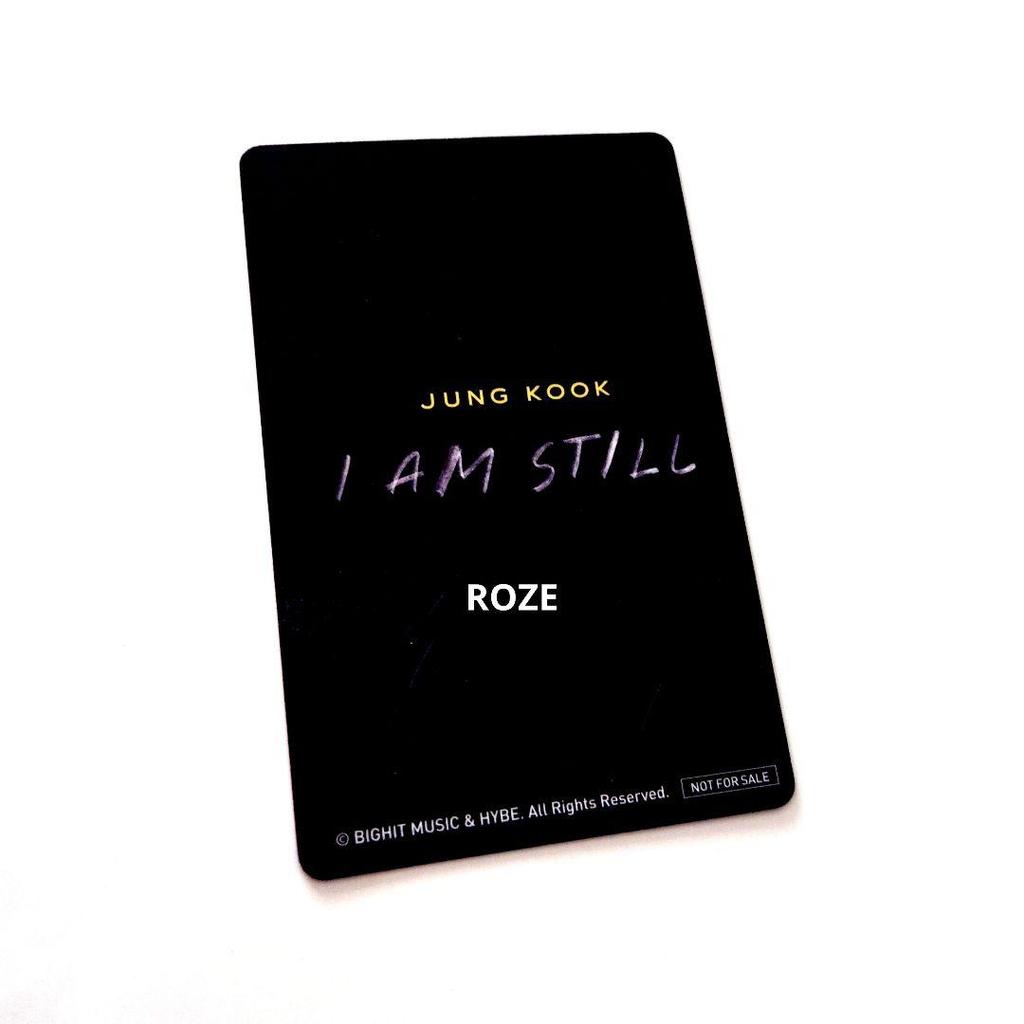 [USED] BTS JUNGKOOK I AM STILL Movie Japan Exclusive Random Trading Card