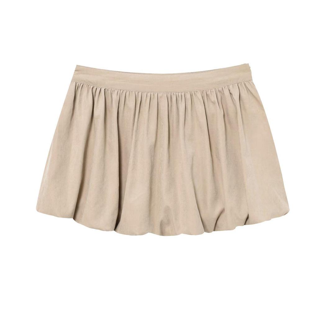 Damen Europäischer und Amerikanischer Stil Mode Laterne Minirock