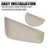 For Chevy Impala 2014~ Pair Exterior Side Wind Mirror Cover Caps Gloss White