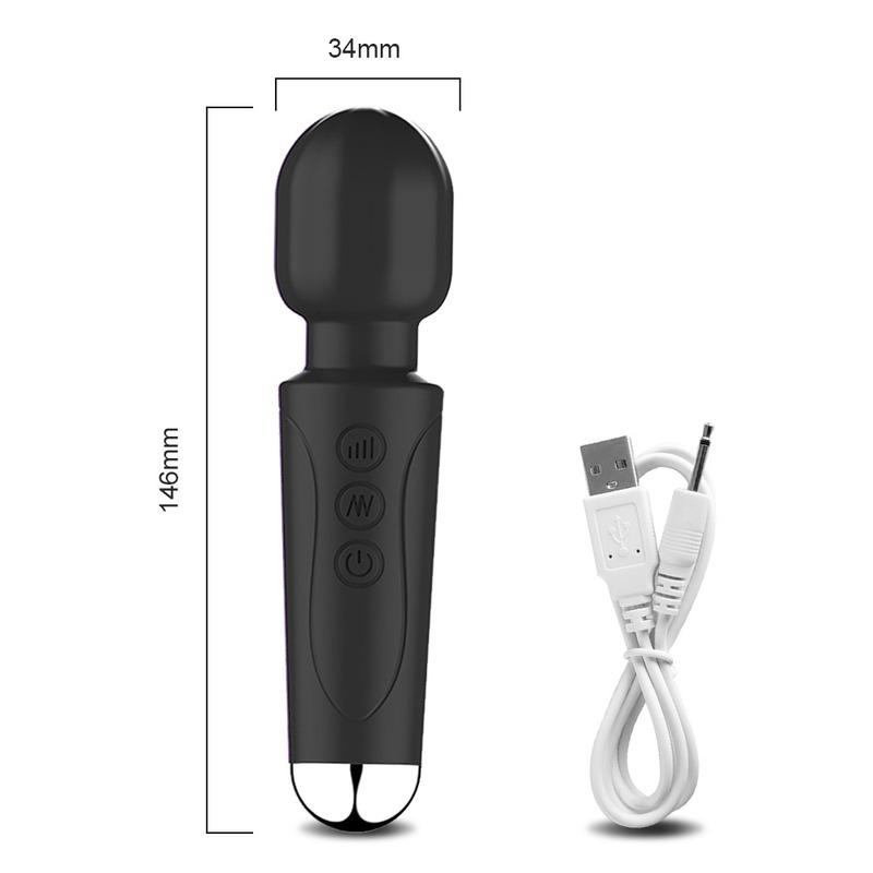 Mini Powerful Vibrator Sex Toys for Woman AV Magic Wand Vibrators Clitoris Stimulator Masturbator Dildo Erotic Toys