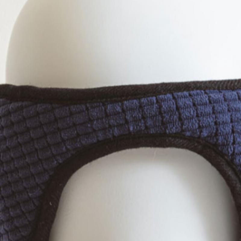 Daiso Solid Color Golden Earmuffs Navy