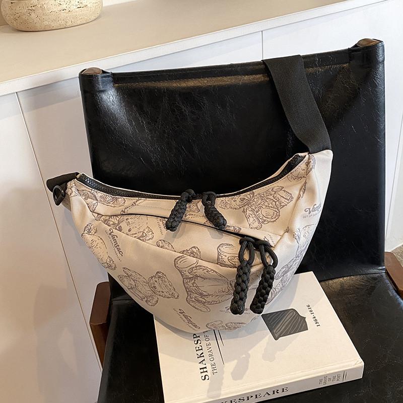 Модная унисекс холщовая сумка кроссбоди из полиэстера большой вместимости с застежкой-молнией хаки