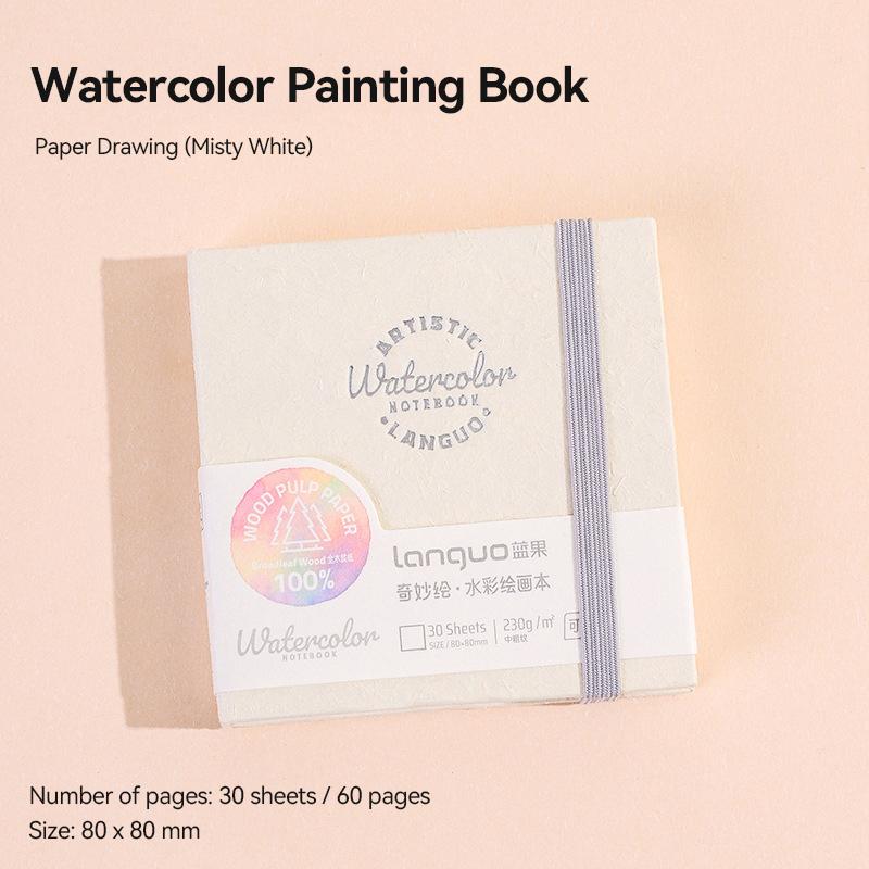 

Tearable Watercolor Paper Sketchbook Journal Mini Sketch Pad 230gsm Cotton Art Student Drawing Paper Sketchbook Painting Book білий