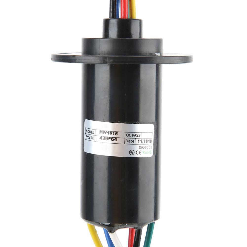 MW1615 Conductive Slip Ring Electrical Collecting Ring 0 ~ 600VAc DC 0.1n m0.03Nm 6ch