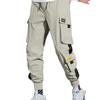 Men's Trendy Hip-Hop Loose-Fit Multi-Pocket Overalls - Korean Style Casual Skinny Pants