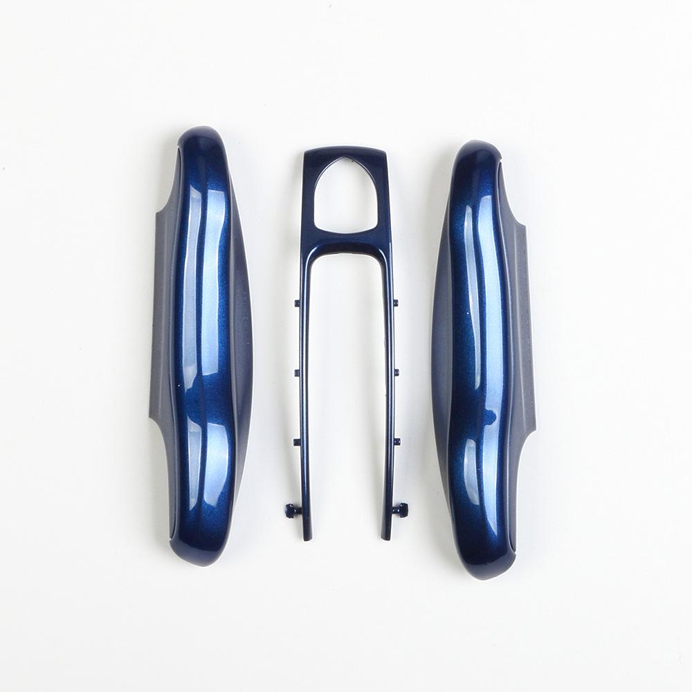 Porsche Gentian Blue Key Shell for Cayenne, Macan, 911, Panamera, 718/Taycan