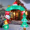 Christmas Decor Christmas Tree Arch Christmas Inflatable Model Luminous Inflatable Model Christmas Atmosphere Decoration Model