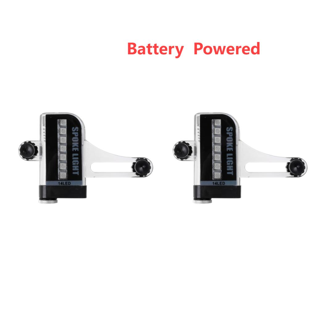 Colorful Bike Wheel Spoke Light USB Rechargeable LED Tire Flash Lights Neon Motorcycle Rim Decor MTB Road Bike Warning Lights