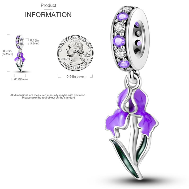 New Copper Charms Beads Sunflower Flower Daisy Original Charm Pendant Fit Charm Bracelets Diy Jewelry Birthday Gift