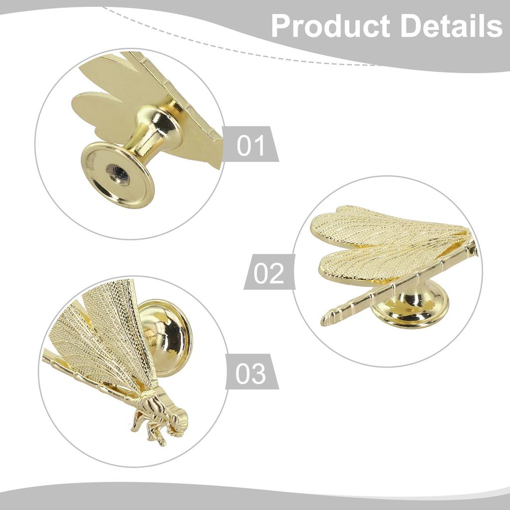 Elegant Cabinet Hardware Vintage Dragonfly Knob Bedroom Furniture Upgrade Easy Installation Knob Functional Furniture Upgrade